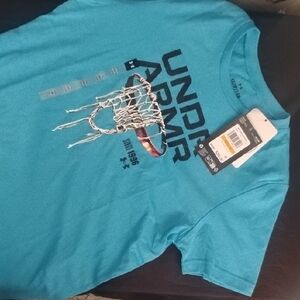 Under Armour Teal Basketball Graphic Tee